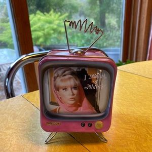 I Dream of Jeannie vintage metal piggy bank pinup